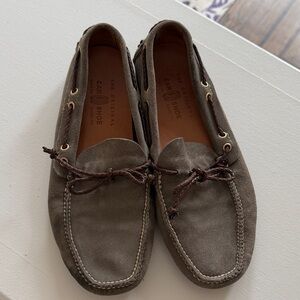 The Original Car Shoe Men's Taupe Suede Driving Moccasins